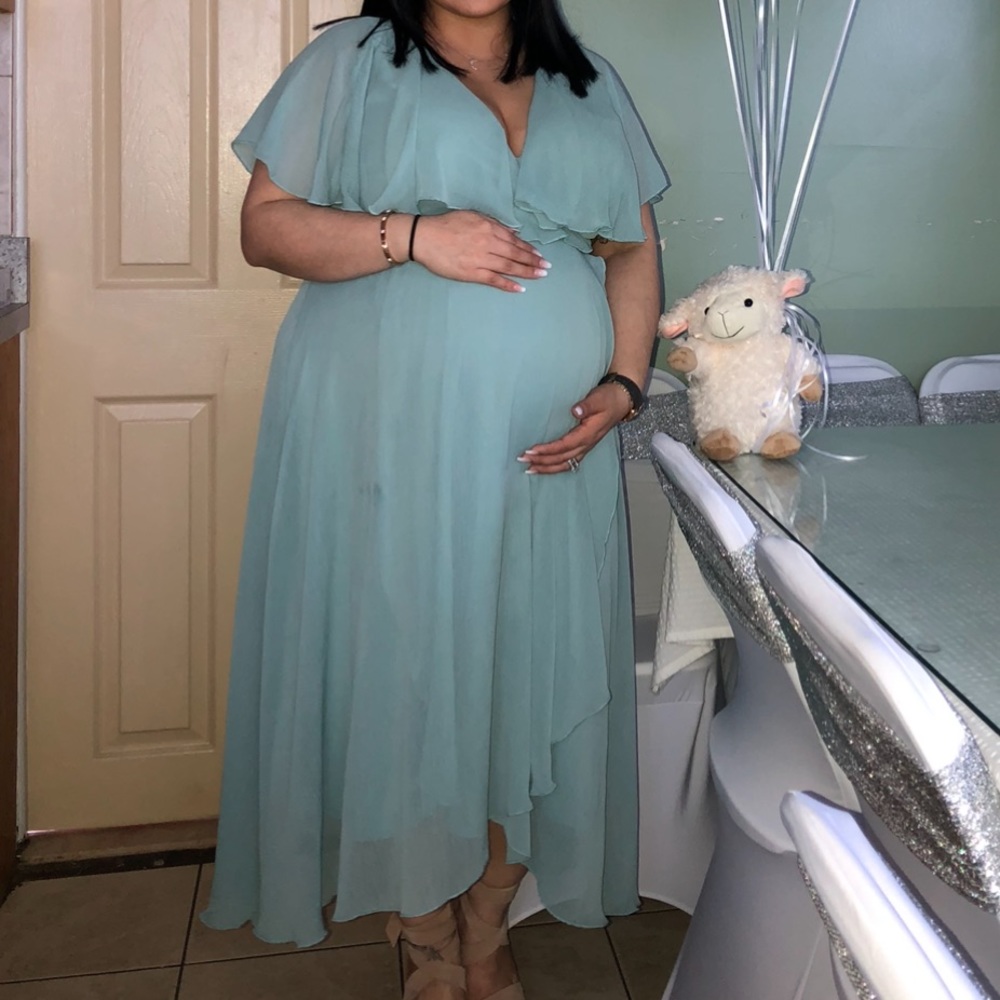 ASOS Maternity Flutter Sleeve dress